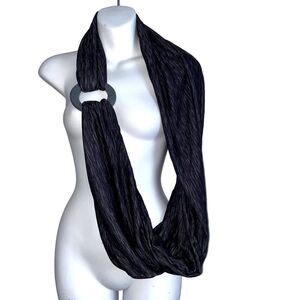 Boppy Teething Scarf Heathered Gray Infant Baby !
